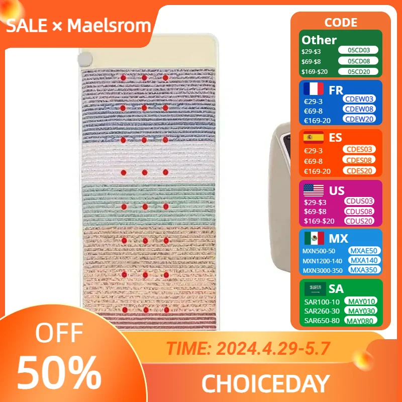 PEMF Photon Mat Jade Negative Crystal Energy Pressure Far Infrared Heating Magneticfield Pad Kristrallmatte Yoga Pain Relieve