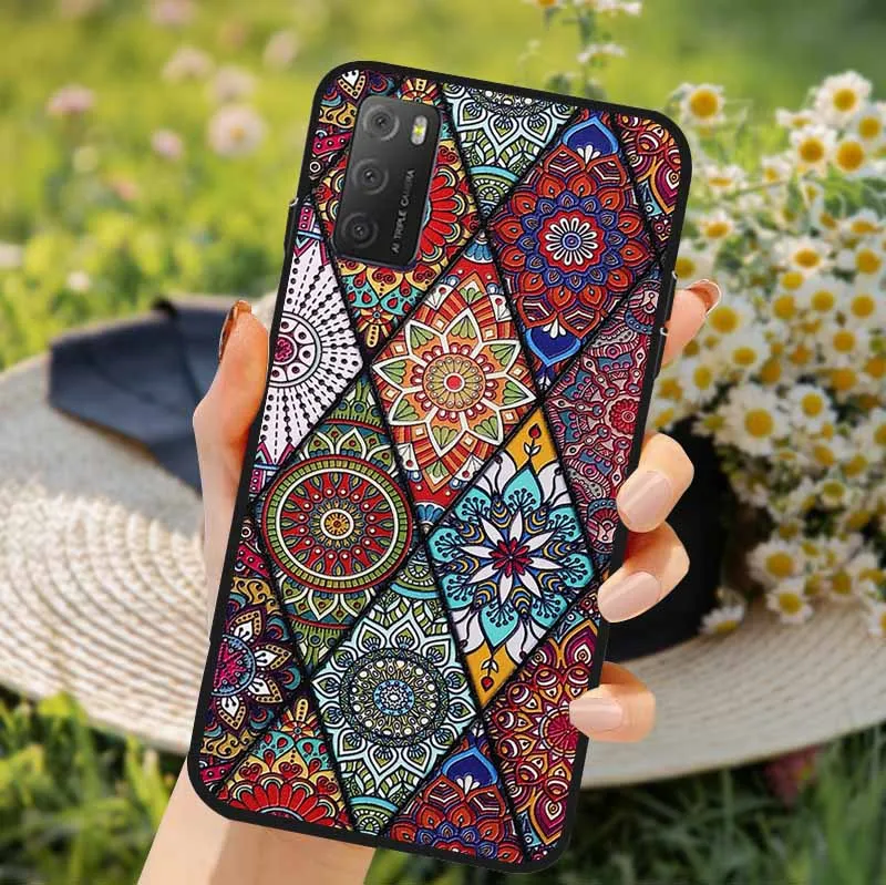 3D Soft TPU Floral Embossed Silicone Phone Case - Elegant Flower Design Back Cover