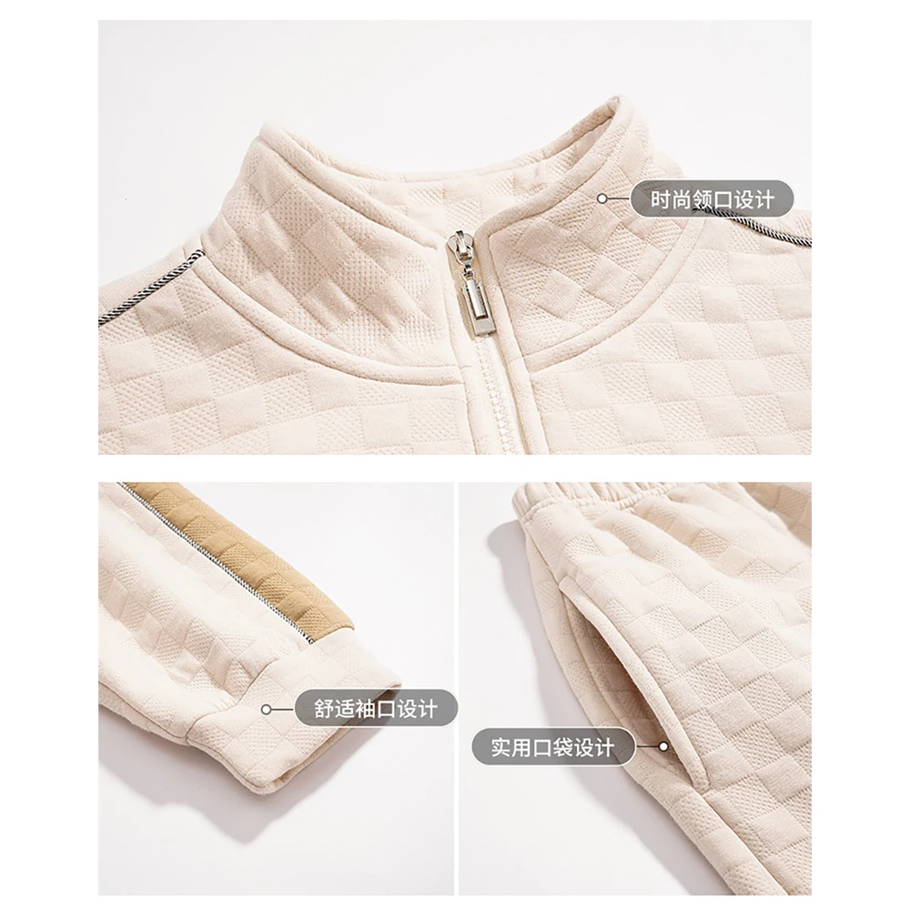 3-Layer Thicken 100% Cotton Sleepwear for Sleeping Winter Soft Warm Pajamas for Women School Style Casual V Neck Buttons Pajama