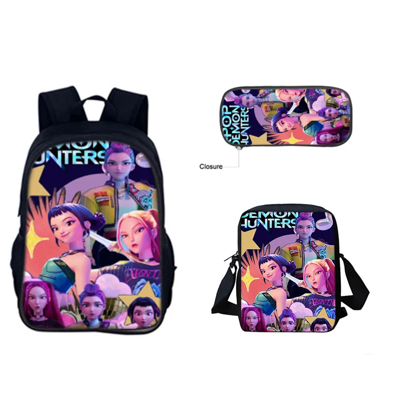 Sac à Dos Demon Hunters K-Pop - Modèles Rumi/Mira/Zoey/Huntrix - 20L Pour école Et Voyages
