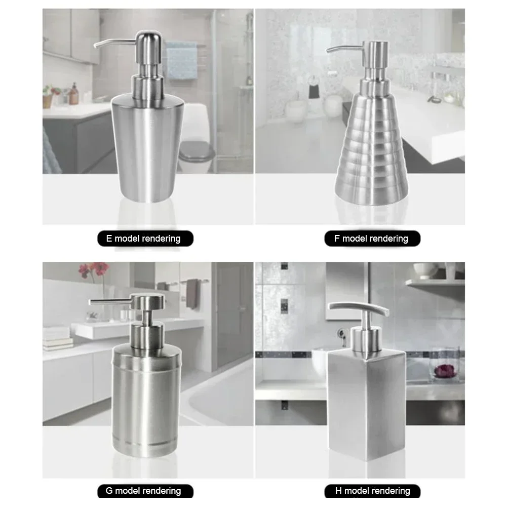 Liquid Lotion Dispenser Pump Head Soap Dispenser Press Head Stainless Steel For Shampoo Soap Cosmetics Lotion 25MM 4