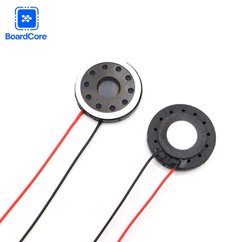 23×4.3MM 8옴 유선 라우드스피커 증폭기 세트, 원형 1W 8옴 태블릿, DIY 휴대폰, 컴퓨터, 소형 스피커 5개