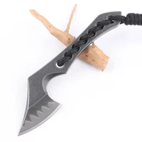 NINE THORN outdoor self-defense carry mini tactical ax tactical military survival equipment knife ax fixed knife EDC 2
