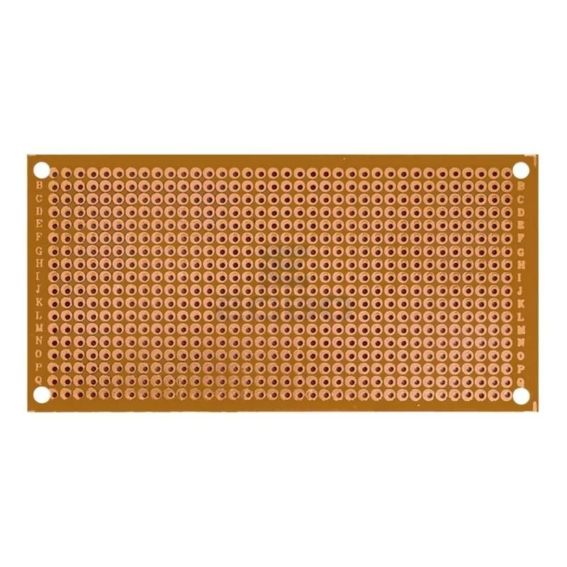 1PCS 5×10cm 범용 무납땜 프로토타입 PCB: 조인트 홀이 있는 단면 주석 도금 구리판 - DIY 프로젝트에 이상적