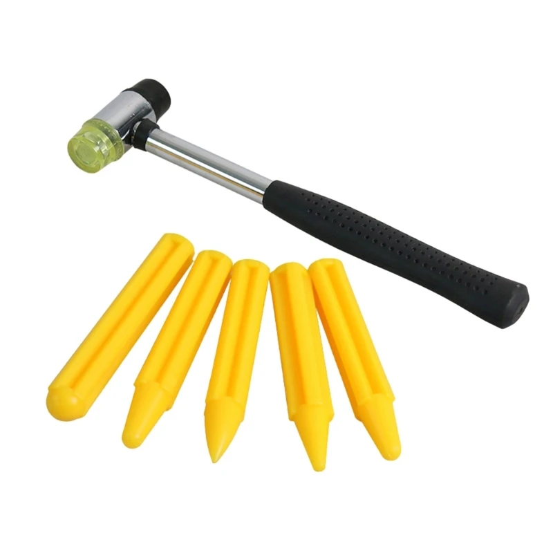 

Dent Repair Tool Kits Dent Removal Tap Down Tools Rubber Hammer Dent Fix F19A