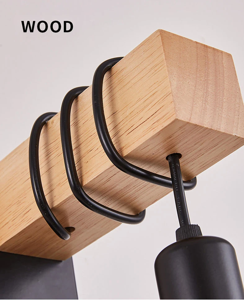 wall sconces for living room Modern Minimalist Indoor Wall Light Wood Wall Lamp E27 Lamp Home Sconce Lights Lighting Outdoor Decor Stair Light wall lamps for living room