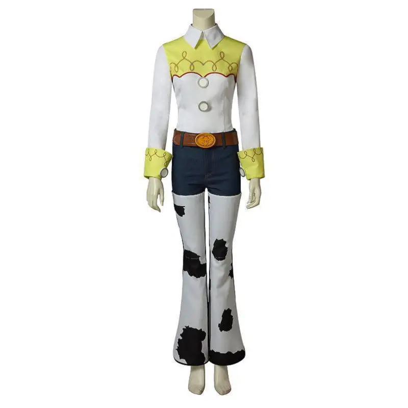 Anime Toy Woody Story Cowboy Clothes Suit Jessie Cosplay Costume Adult Kids Top Pants Woman Man Party Carnival Halloween Costume