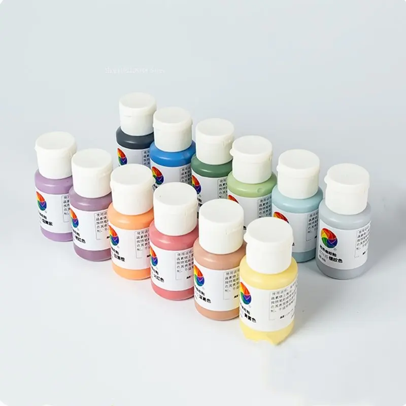 24 Colors 60ml Medium Temperature Concentrated Color Glaze Pigment DIY Ceramic Underglaze Painting Electrical Kiln Firing