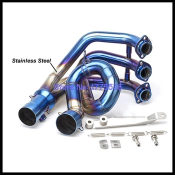 Motorcycle Exhaust for Yamaha MT09 FZ09 2014-2020 XSR900 2016-2021 Escape Moto Full System Header Front Pipe Muffler
