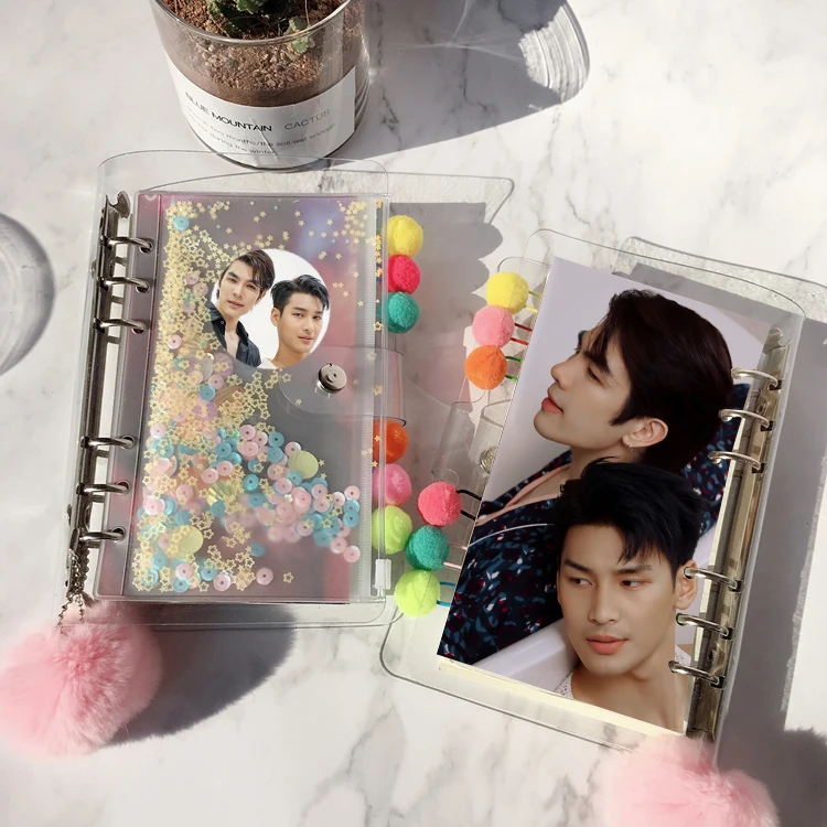 

40 шт. новые тайские звезды драма Kinn KP Mile Apo фото милый блокнот MileApo подарок