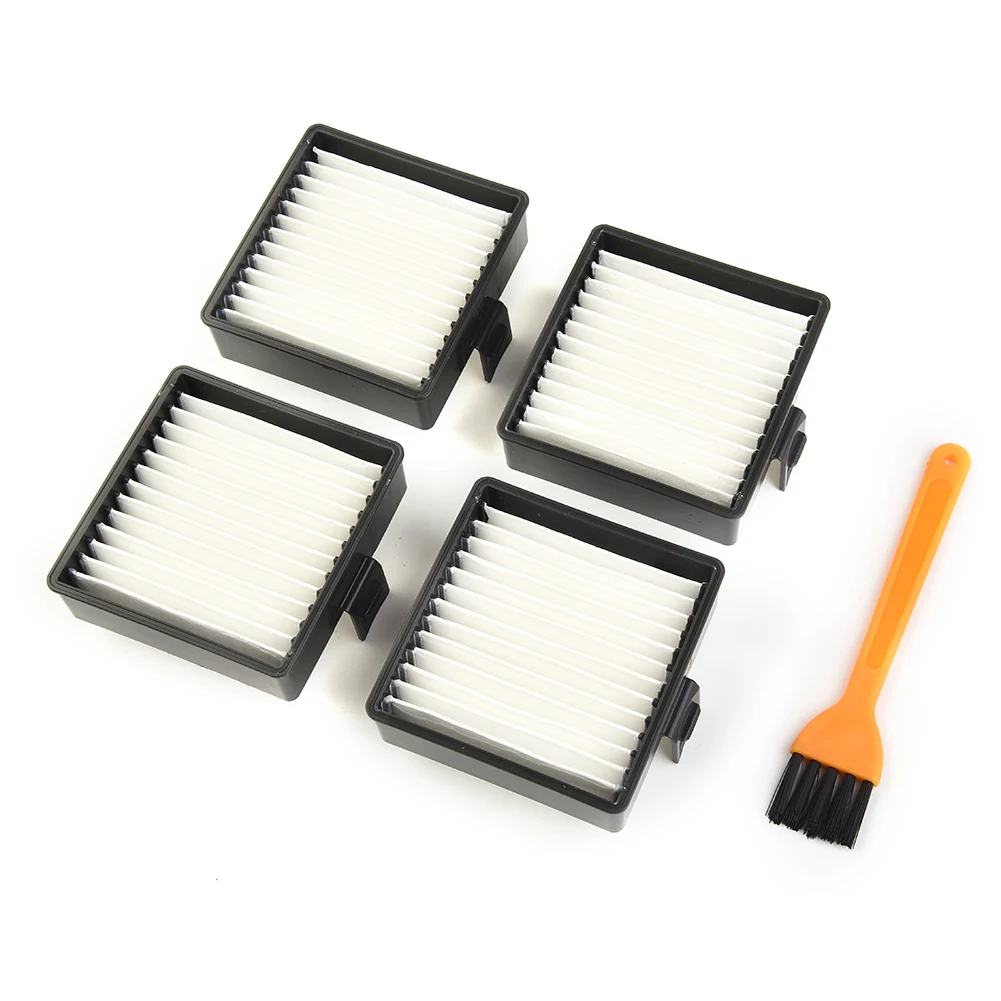 

4Pcs Filters & 1Pc Cleaning Brush For Ryobi P712/713/714K Vacuum Cleaner Household Vacuum Cleaner Replace Attachment