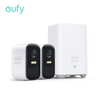 Eufy 보안 eufyCam 2C 무선 홈 보안 카메라, 180 일 배터리 수명 홈키트 호환성 1080p HD 월간 수수료 없음 EU & UK