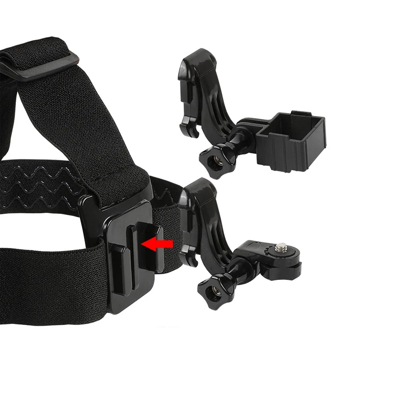 Action Camera Accessories Camera Accessories Handheld Gimbal Accessories 5 in1 head/chest strap with fixed clip screw J-shaped base for dji osmo pocket 1 /osmo pocket 2 camera gimbal accessories