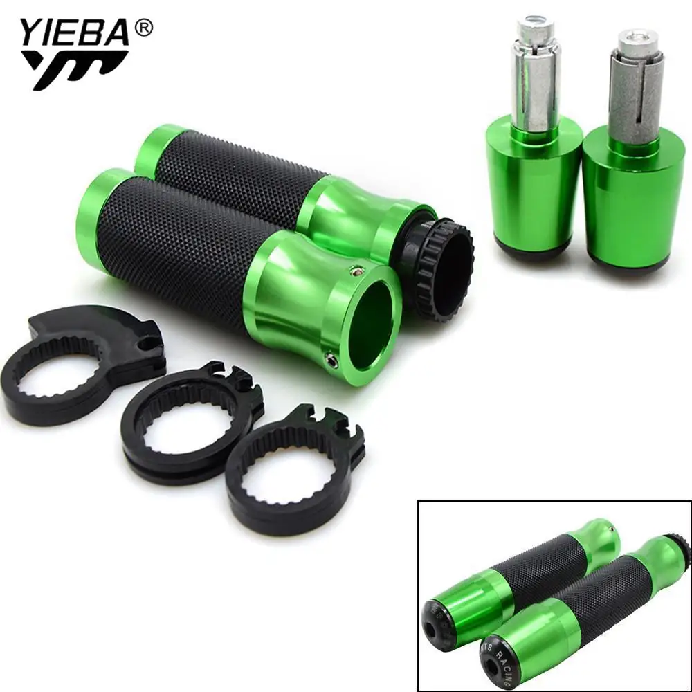 

22mm Motorcycle handlebar grips Handle bar ends hand grip For KAWASAKI ZX10R ZZR/ZX1400 S VeRsion H2/H2R ZX6R/636 ZX10R Z750R