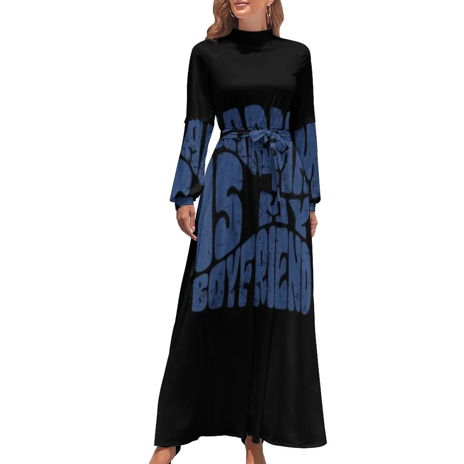 thumbnail image 1 of karma es mi novio Vestido largo Vestidos de noche elegantes y chic Vestidos de mujer Promoción Vestidos largos de mujer, 1 of 5