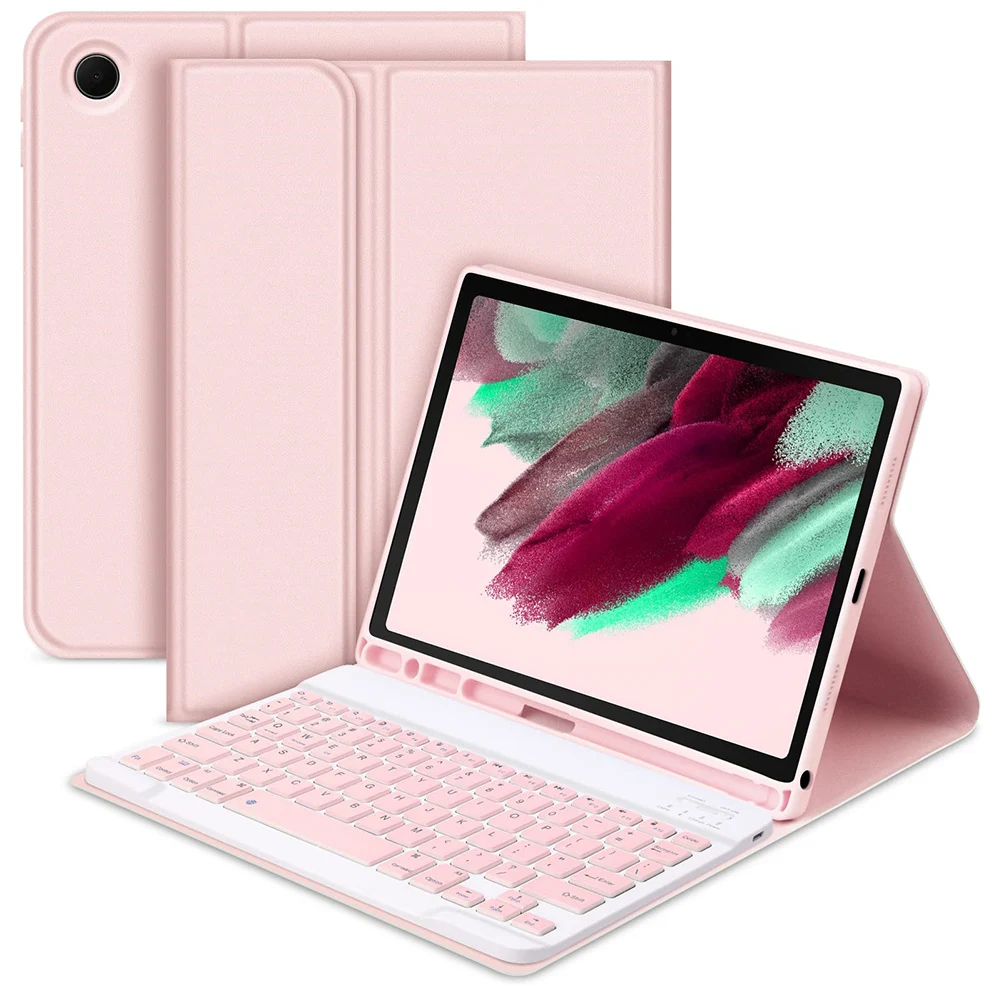 For Samsung Galaxy Tab A9 Plus 11 Inch Case with Bluetooth-Compatible Keyboard Cover with Mouse Keyboard Case Wireless