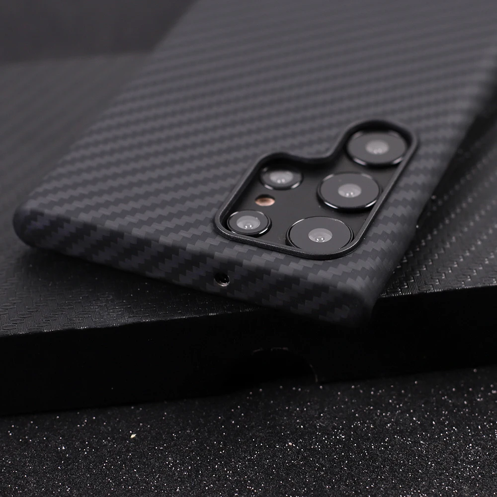 YTF-Carbon Carbon fiber phone case For Samsung Galaxy S22 Ultra Aramid fiber Anti-fall busines cover Galaxy S22 s22 ultra case