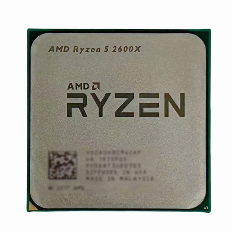 AMD R5 2600X Ryzen 5 2600X 6코어 12스레드 비디오 편집 렌더링 라이브 스트리밍 AM4 데스크탑 프로세서