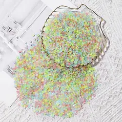 Vibrant Luminous Sand for Outdoor and Aquarium Decor, 1000pcs (Rainbow)