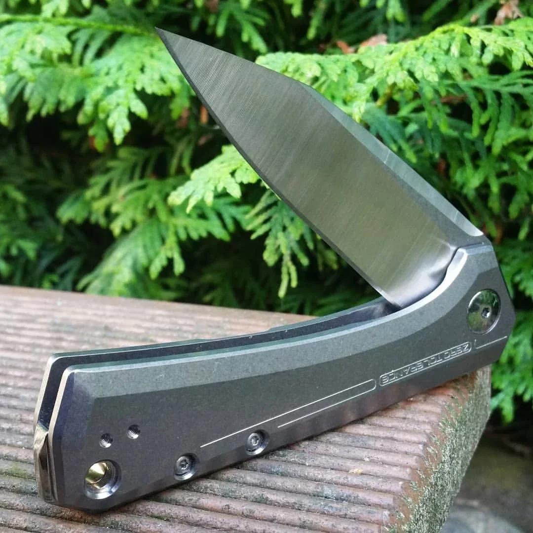 

New ZT 0808 Tactical Flipper Folding Knife D2 Blade Steel Handle KVT Ball Bearing Pocket Camp Survival Knives Outdoor EDC Tool