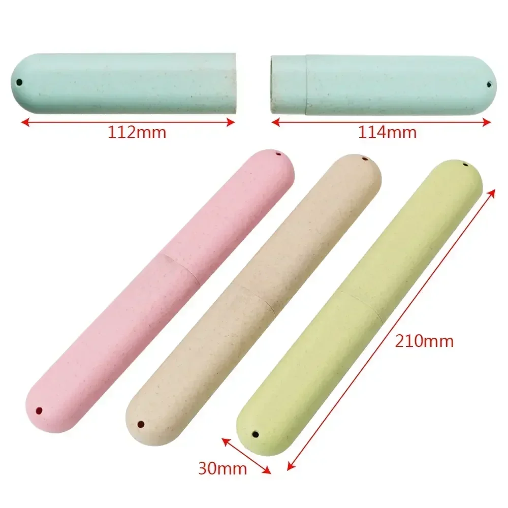 Portable Bathroom Accessories Toothbrush Cases Tube Cover Travel Container Toothbush Holder Supplies Boxs Toothbrushes Brush