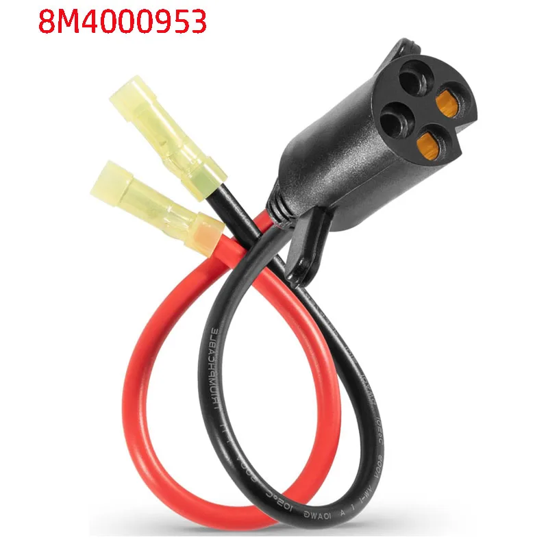 8 M4000953 Spina Di Alimentazione Del Motore Da Traina, A 2 Poli, Si Collega Con Motori Da 12 Volt, 24 Volt O 36 Volt, Elettronica Marina