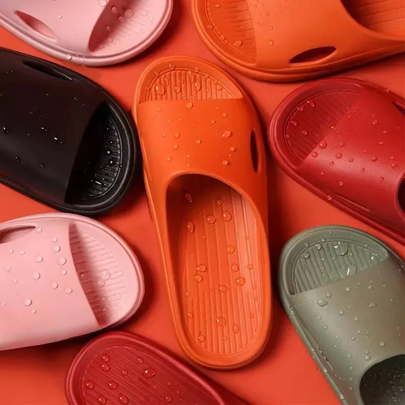 Summer Home Slippers for Women Indoor Anti-Slip Lightweight Couple Bathroom Shower Soft Soled Comfortable Household Footwear 1