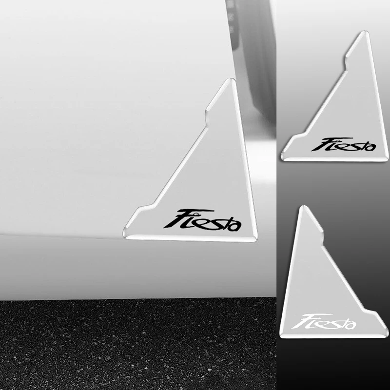 

Car Door Corner Anti Collision Covers Scratch Protector Stickers For Ford Fiesta 2009 mk7 st mk8 mk5 mk6 2004 2005 2010 2020