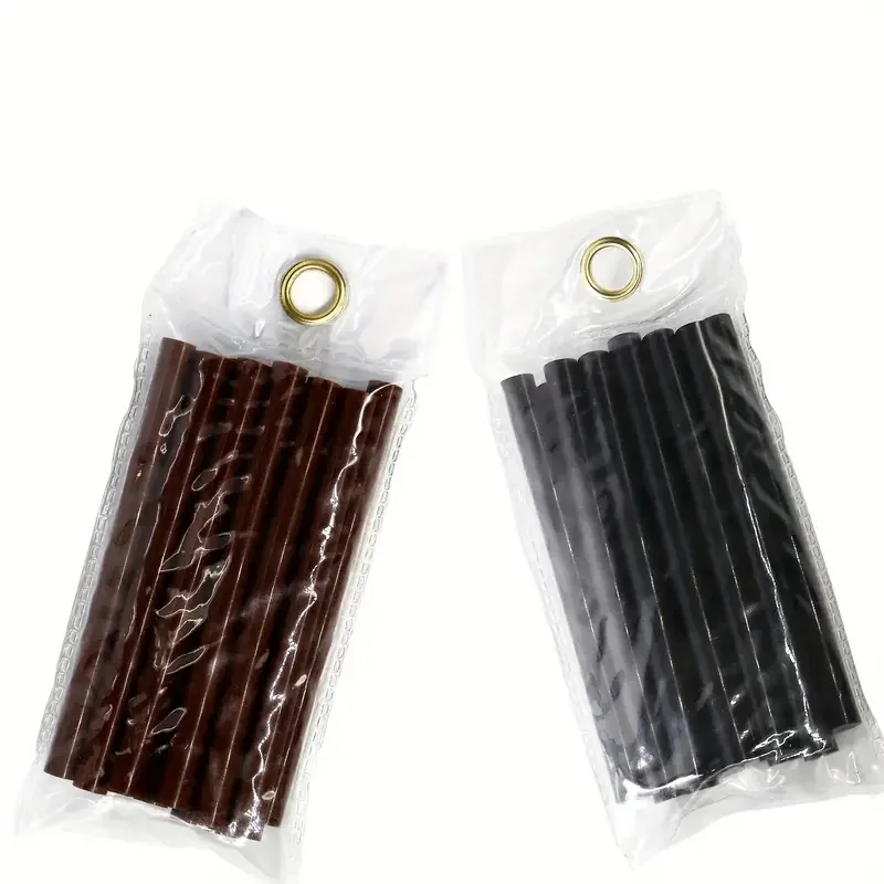 Hair Extension Glue Stick Nano 12pcs Hot Melt Strong Adhesive No Residue 4 Colors Individually Wrapped