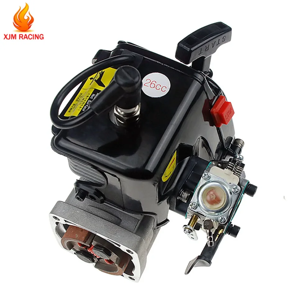 Motore 35CC 4 Bulloni Per 1/5 HPI Baja 5B/5T/5SC, Losi, FG, Zenoah - Con Carburatore Rotante