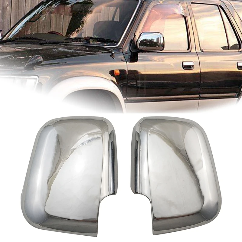 Car Rear View Mirror Cover Side Door Wing Mirror Caps Housing for Toyota Hilux Surf 1996-2002