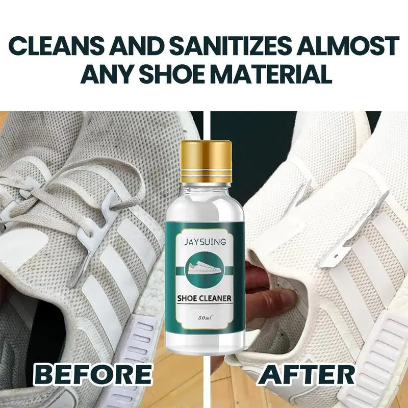 Shoe Whitening Cleanser Deep Cleaning Brightening Remove Yellow Stains Maintenance of Sports Shoe Edge Decontamination Cleaner 3