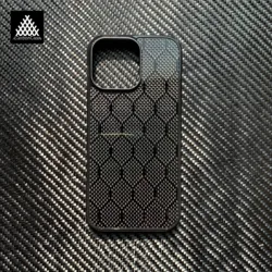 Magnetic Real 3K Twill Woven Carbon Fiber Case with MagSafe Compatibility for iPhone 17 Air (Honeycomb woven)