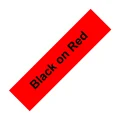 Black on Red