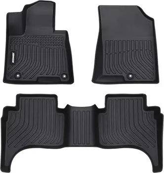 Hyundai Santa Cruz 3D TPE All-Weather Floor Mats (2022-2024) 1