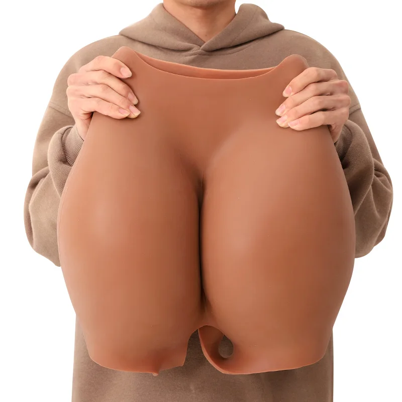 Oversize Shape Sexy Bum Realistic Silicone False Butt Enhancing Pants Plump Woman Hip Ass Panties Artificial Silicon Buttocks