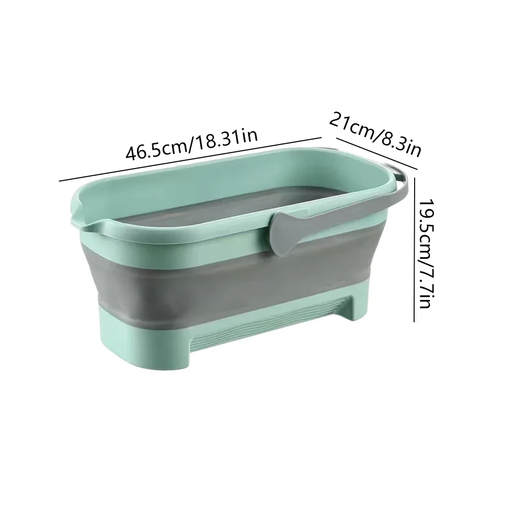 Folding Bucket Collapsible Portable Silicon For Car Washing Fishing Camp Household Cleaning Bathroom Accessory