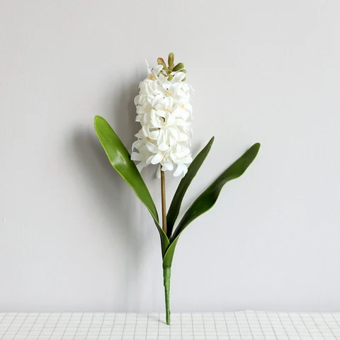 Hyacinth Violet Flower Branch Fleurs For Autumn Romantic Wedding Party Festival Home Decoration Fake Flowers Wreath