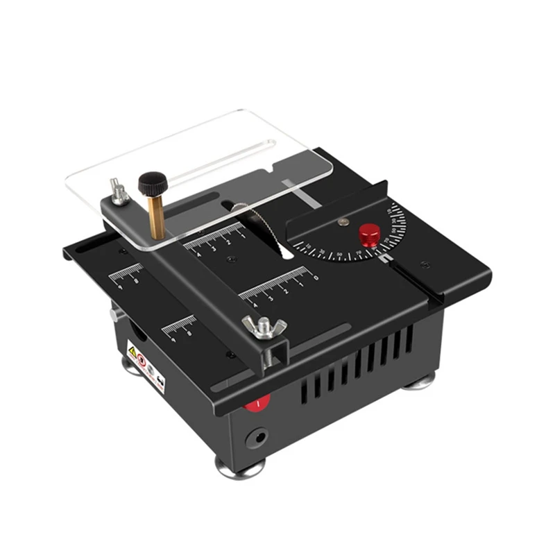 Mini Table Saw, Mini Table Saw For Wood Cutting Crafts ,Mini Multi-Functional Saw,US Plug