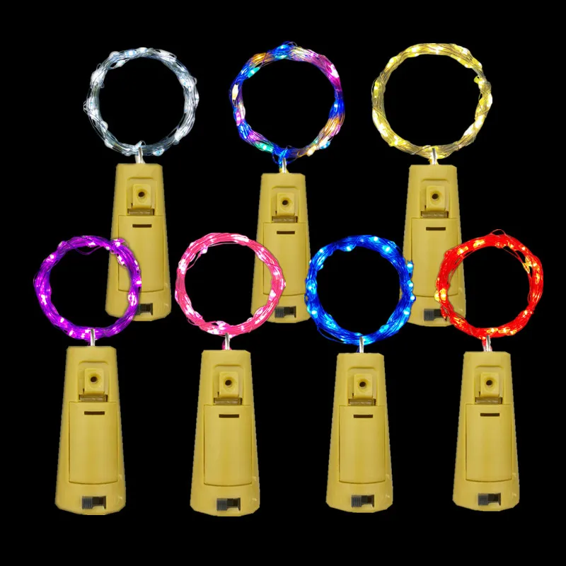 

5pcs Wine Bottle Lights with Cork LED Fairy Lights Garland Christmas String Lights Outdoor Battery Powered Wedding Decoration