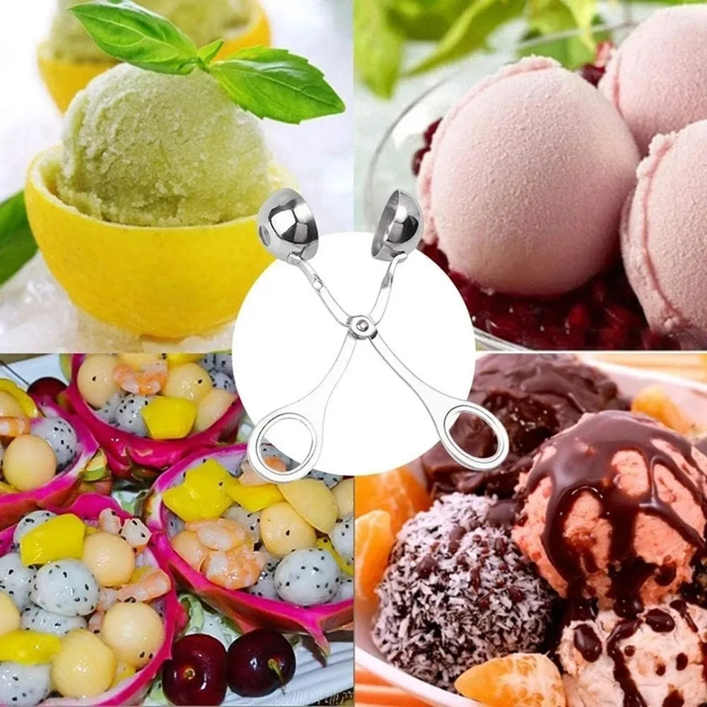 1/2pcs Kitchen meatball machine stainless steel meatball fish ball rice ball making mold tool clip