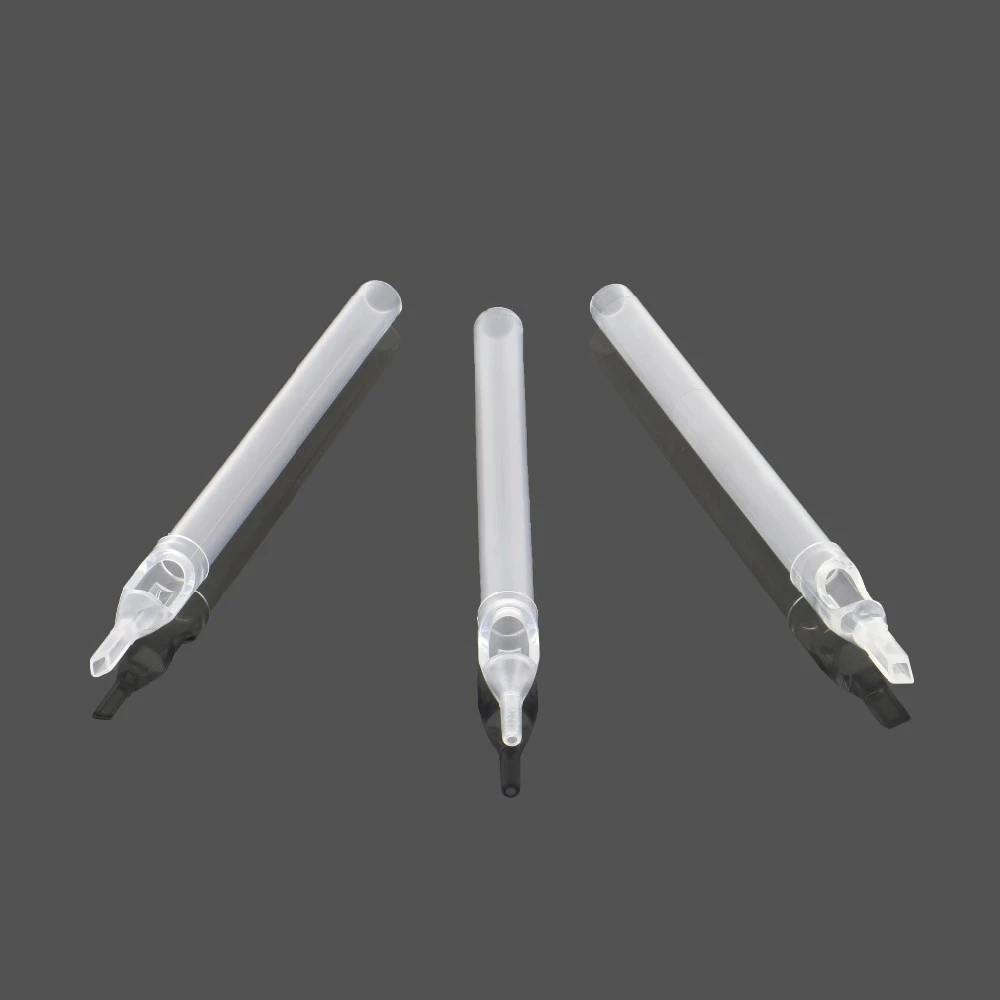 Tattoo Microblading Needles Tattoo Tips Disposable Plastic Long Tattoo Tips 50PCS