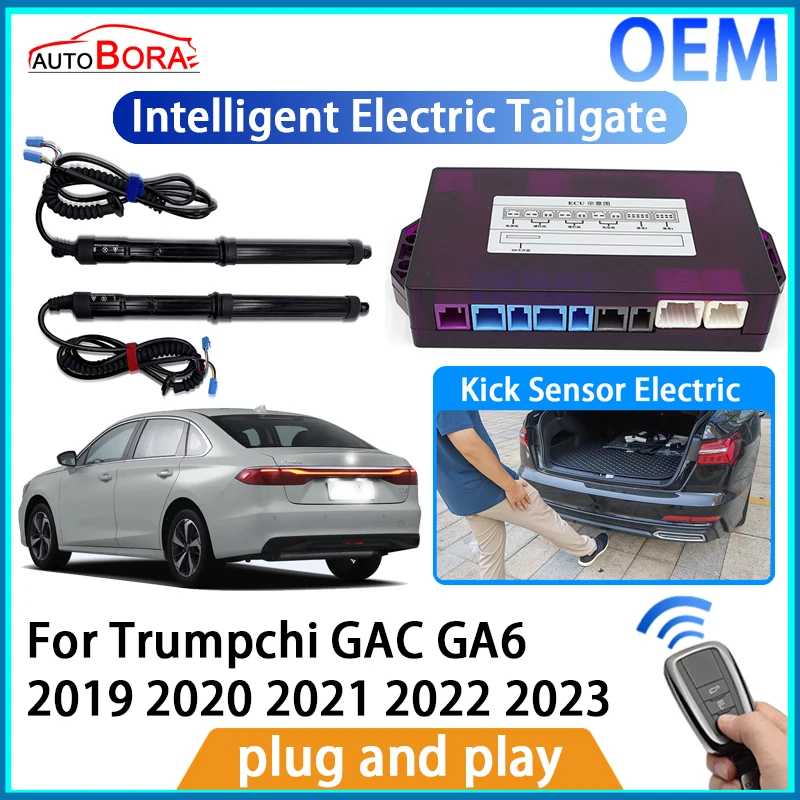 

AutoBora Intelligent Electric Tailgate Automatic Lifting Kit Remote Control Opener for Trumpchi GAC GA6 2019 2020 2021 2022 2023