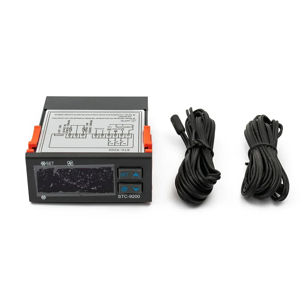 AC 220V STC9200 디지털 온도 컨트롤러, 정확한 온도 관리를 위한 2개의 센서 제빙 기능 포함