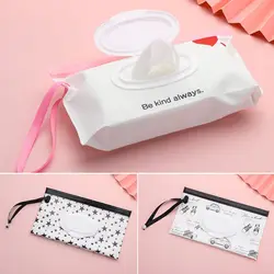 Useful Cute Snap-Strap Flip Cover Carrying Case Baby Product Stroller Accessories Cosmetic Pouch Wet Wipes Bag Tissue Box