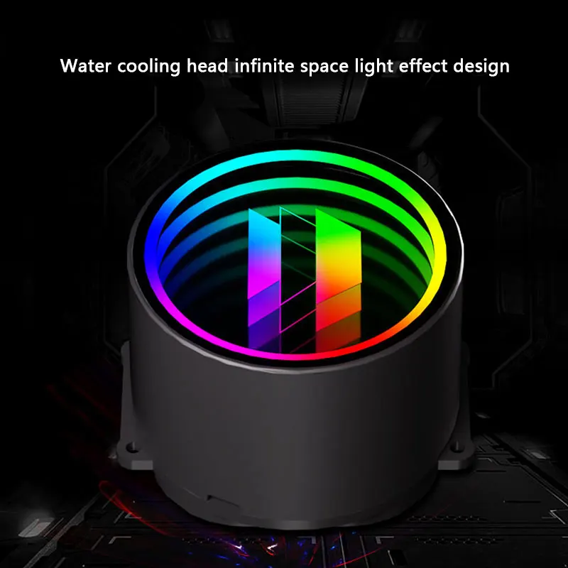 مبرد مياه UPSIREN ARGB مع دعم LGA1700/AM5