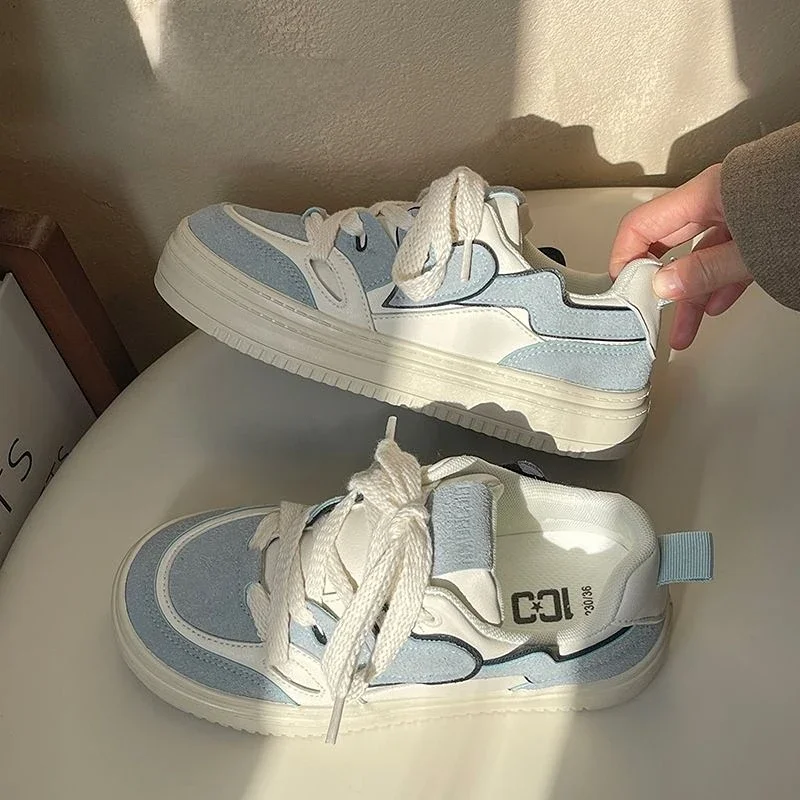 

Женские винтажные кроссовки на платформе, Вулканизированная подошва, повседневная спортивная обувь в стиле каваи, Лолита, Харадзюку, корейский дизайн, плоская подошва