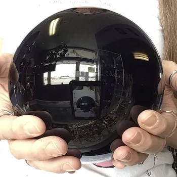Black Obsidian Crystal Sphere 1