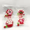 Funny Gift Santa Claus Deer Squeeze Cat Paw Toys Silicone Christmas Gift Pinch Decompression Toy Slow Rebound Relief Relax Toys 1