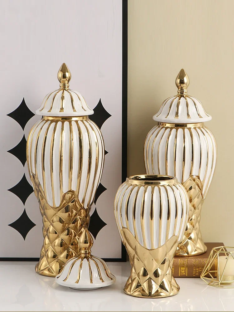 Ceramic Vase Universal Jars Handicrafts and Ornaments Soft Decoration General Jar Hotel Flower Bed Home Decor Jar Bottles 5